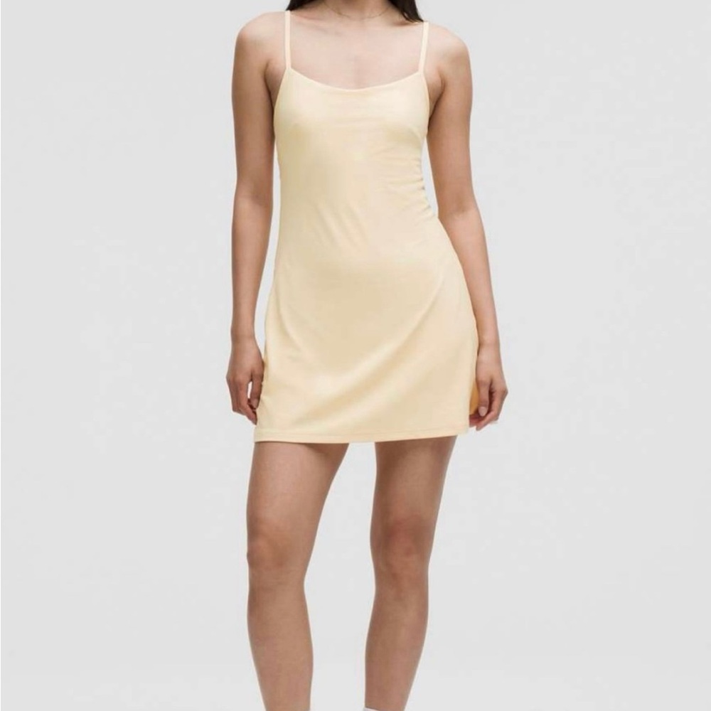 Lululemon Athletica align cami dress butter cream NWT